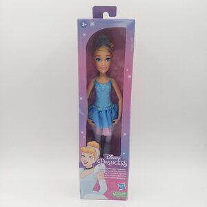 NEW Mattel 2022 Disney Princess Ballerina Cinderella Blue Dress Crown / DD